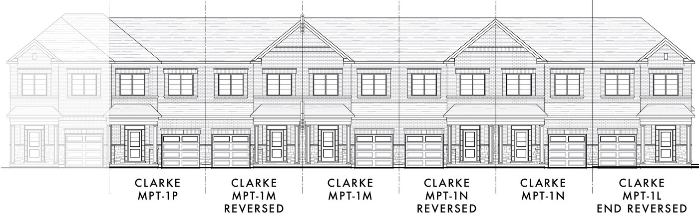 Clarke — Elevation L · M · N · P